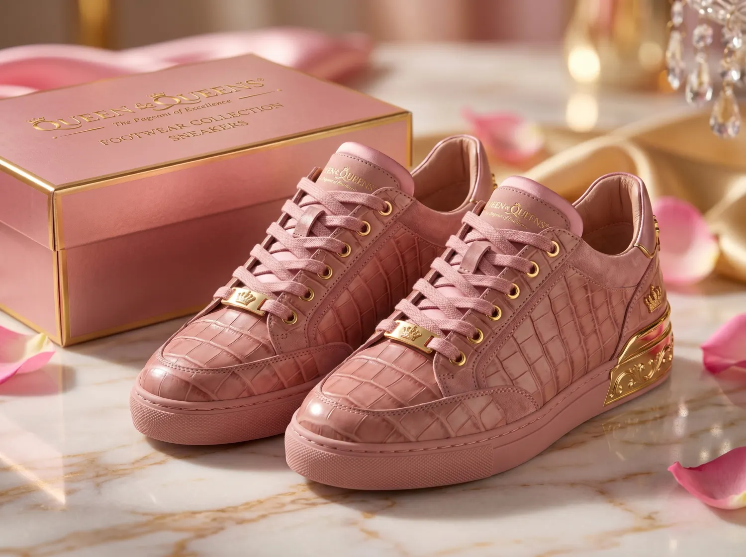 Queen of Queens – Royal Croc Loafers: Timeless Elegance
